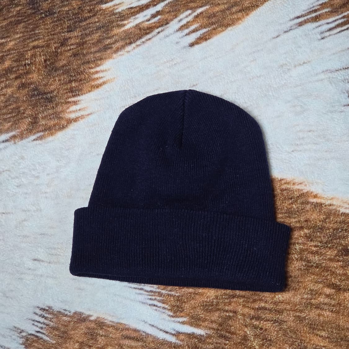 리복 네이비 자수로고 니트 비니 상품이미지3