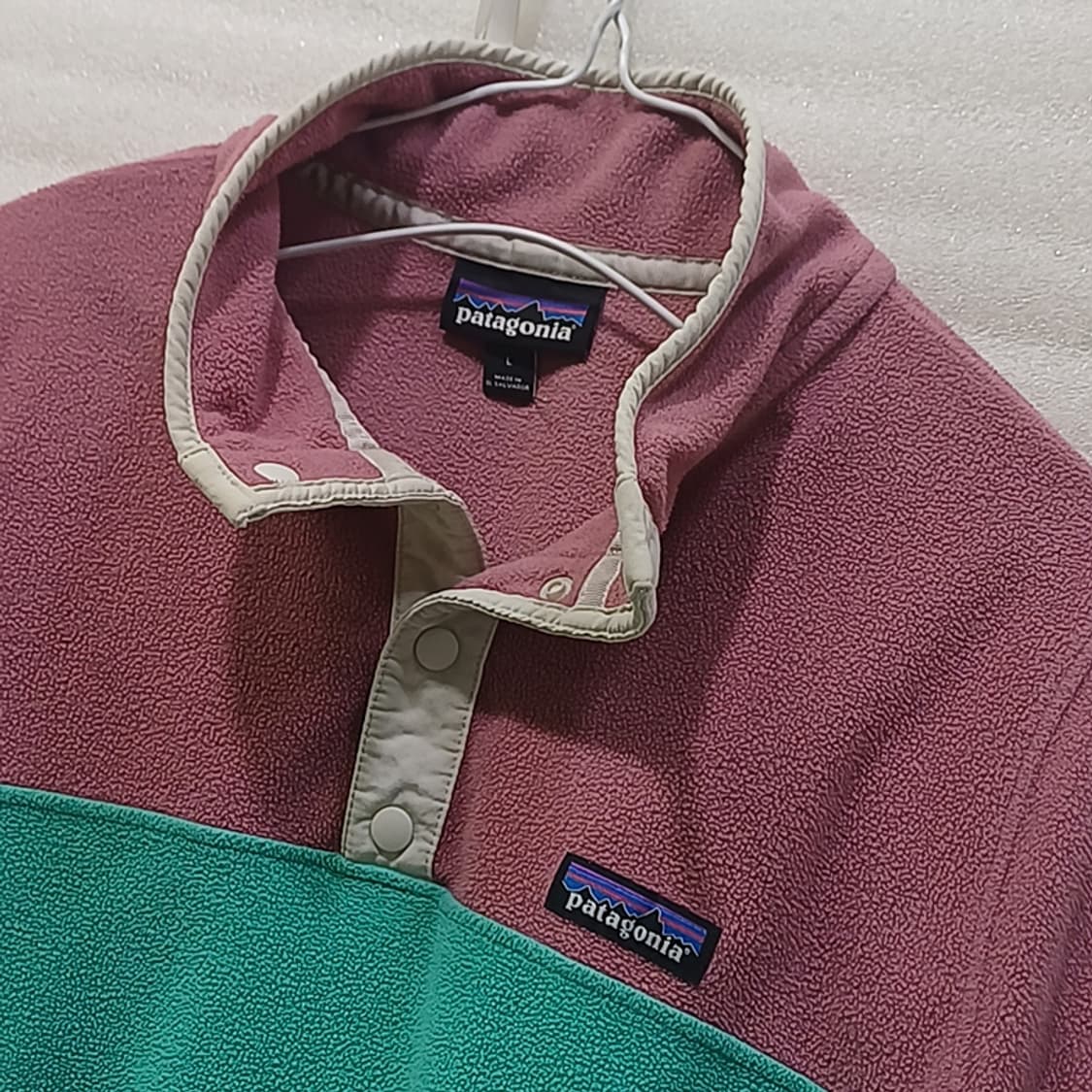 파타고니아 플리스 후리스 반폴라 티 여성 L 상태굿 사랑봉봉 상품이미지3