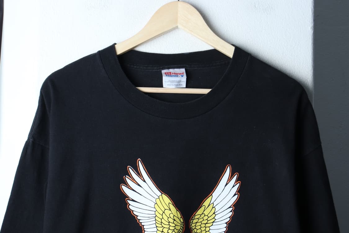 (XL-2XL) 헤인즈 반팔 티셔츠 90s 년대 USA-7B45 상품이미지3