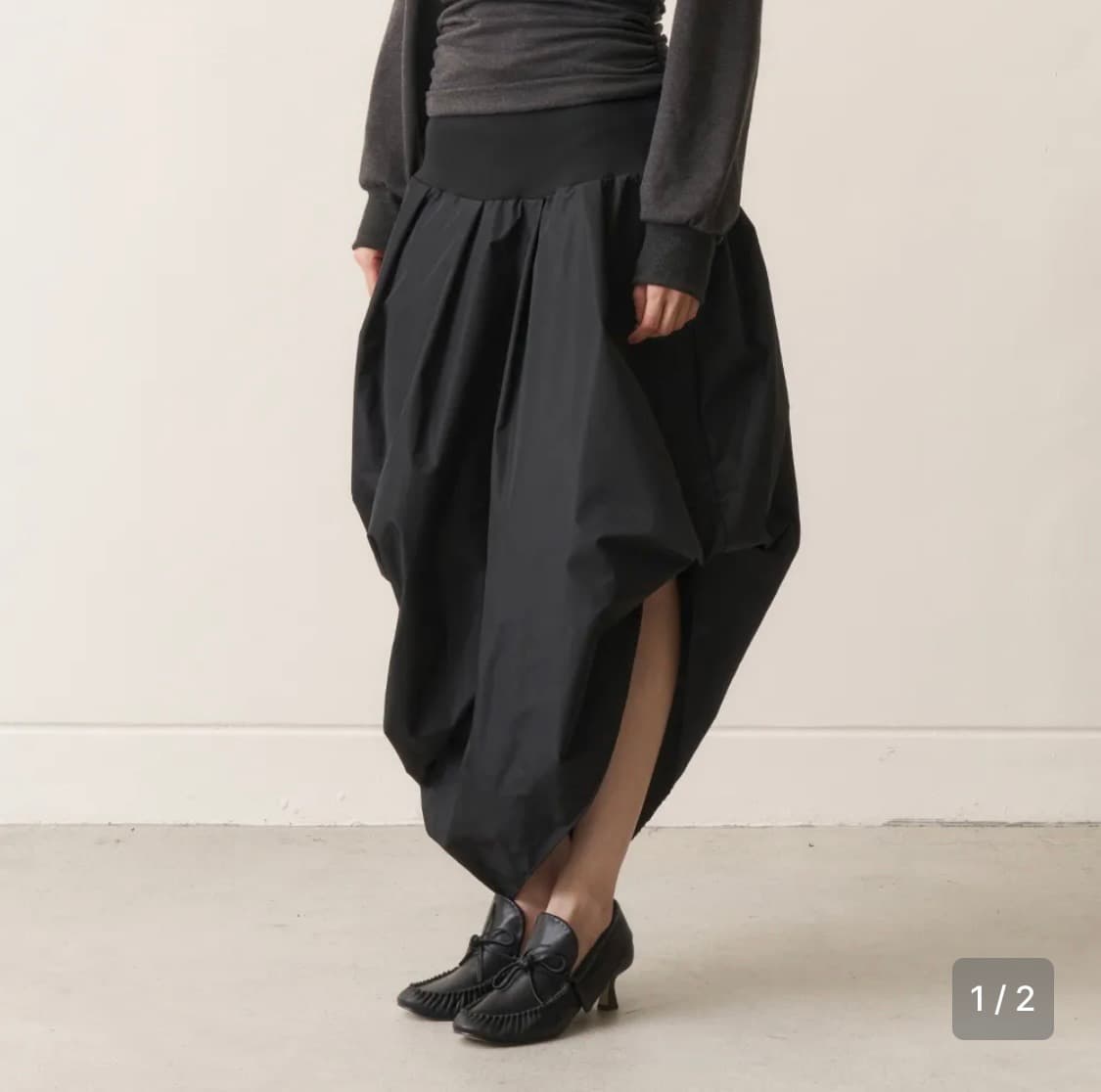 odlyworkshop asymmetric balloon skirt 상품이미지1