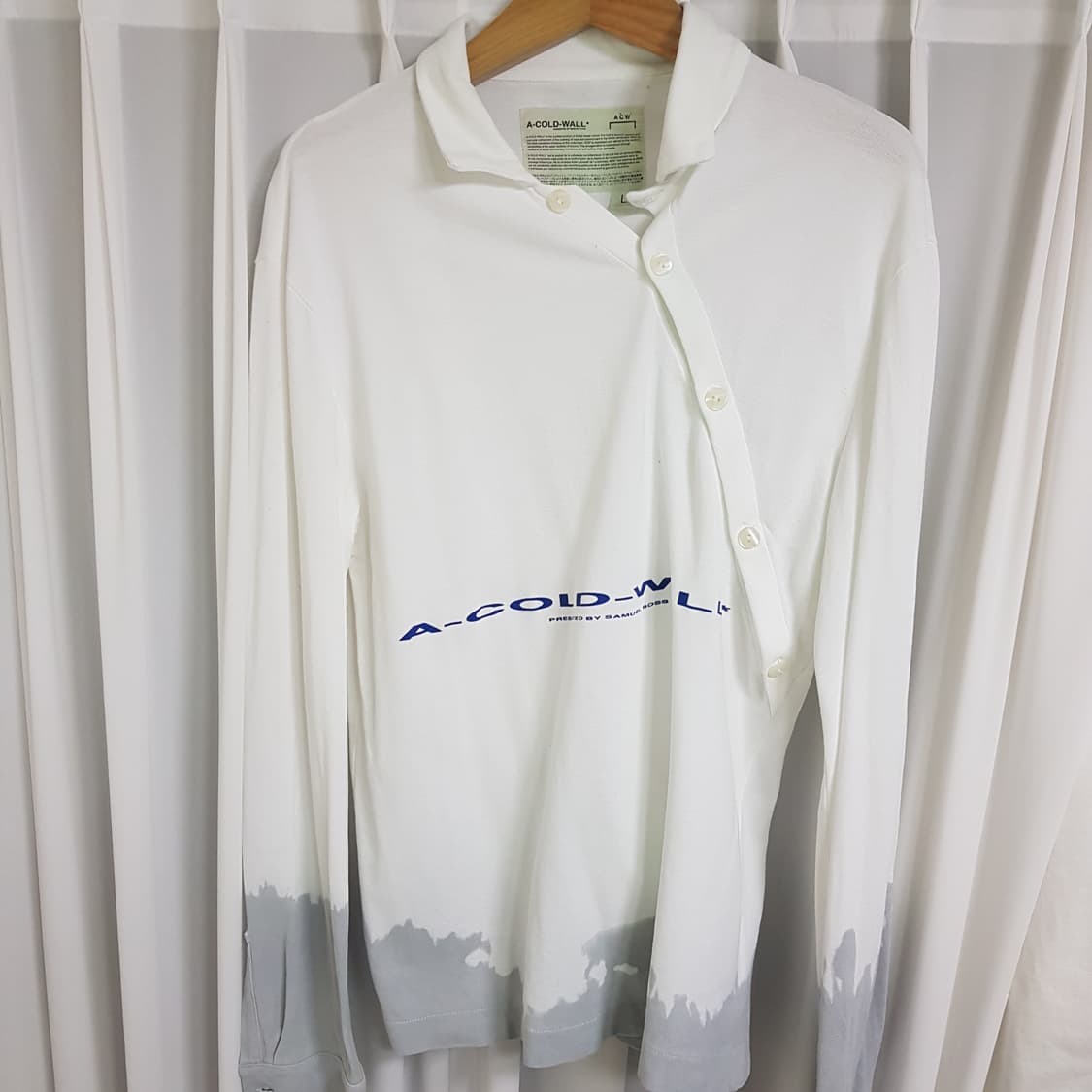 acw 어콜드월 비데칭 날염 셔츠 L 상품이미지1