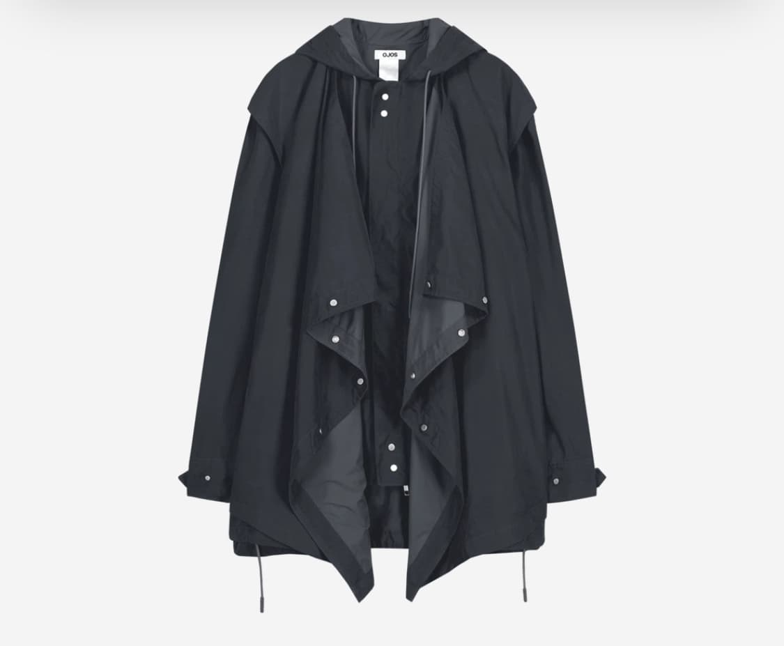 Ojos 오호스 Draped Field Parka 구해요 상품이미지1