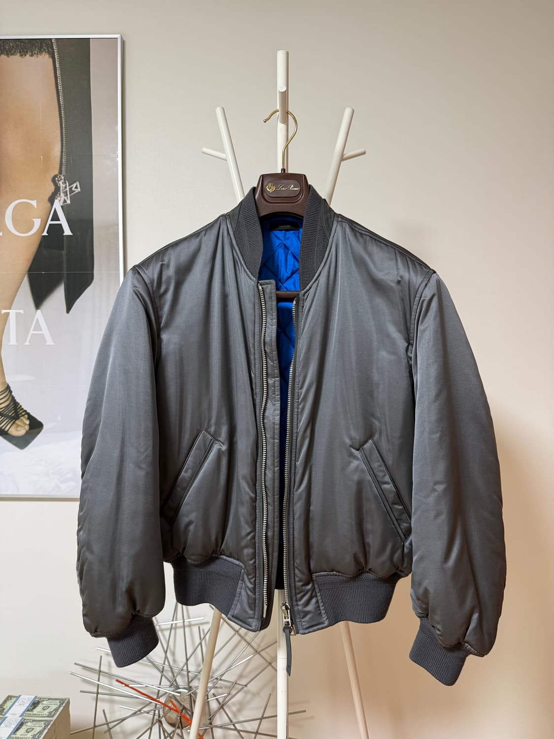 실크 사틴 봄버 상품이미지1