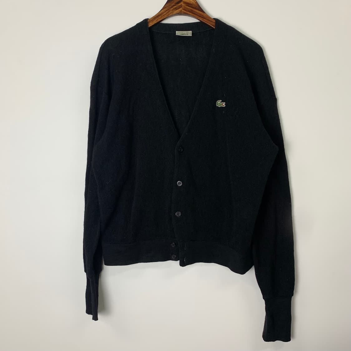 라코스테 블랙 니트 가디건 상품이미지2