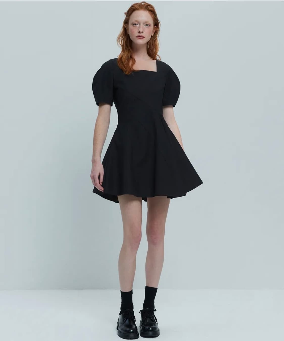 [해바이해킴] 솔리드 플레어 드레스 /M 택있는 새상품 상품이미지2