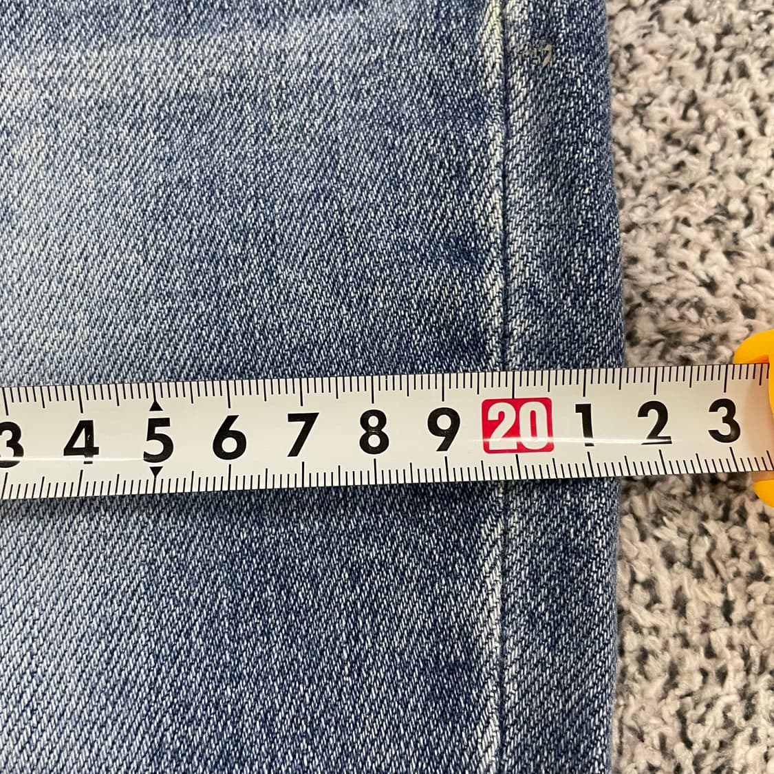 [S] 플라이모델 하이웨스트 부츠컷 워싱 데님팬츠 1209EB2 상품이미지6