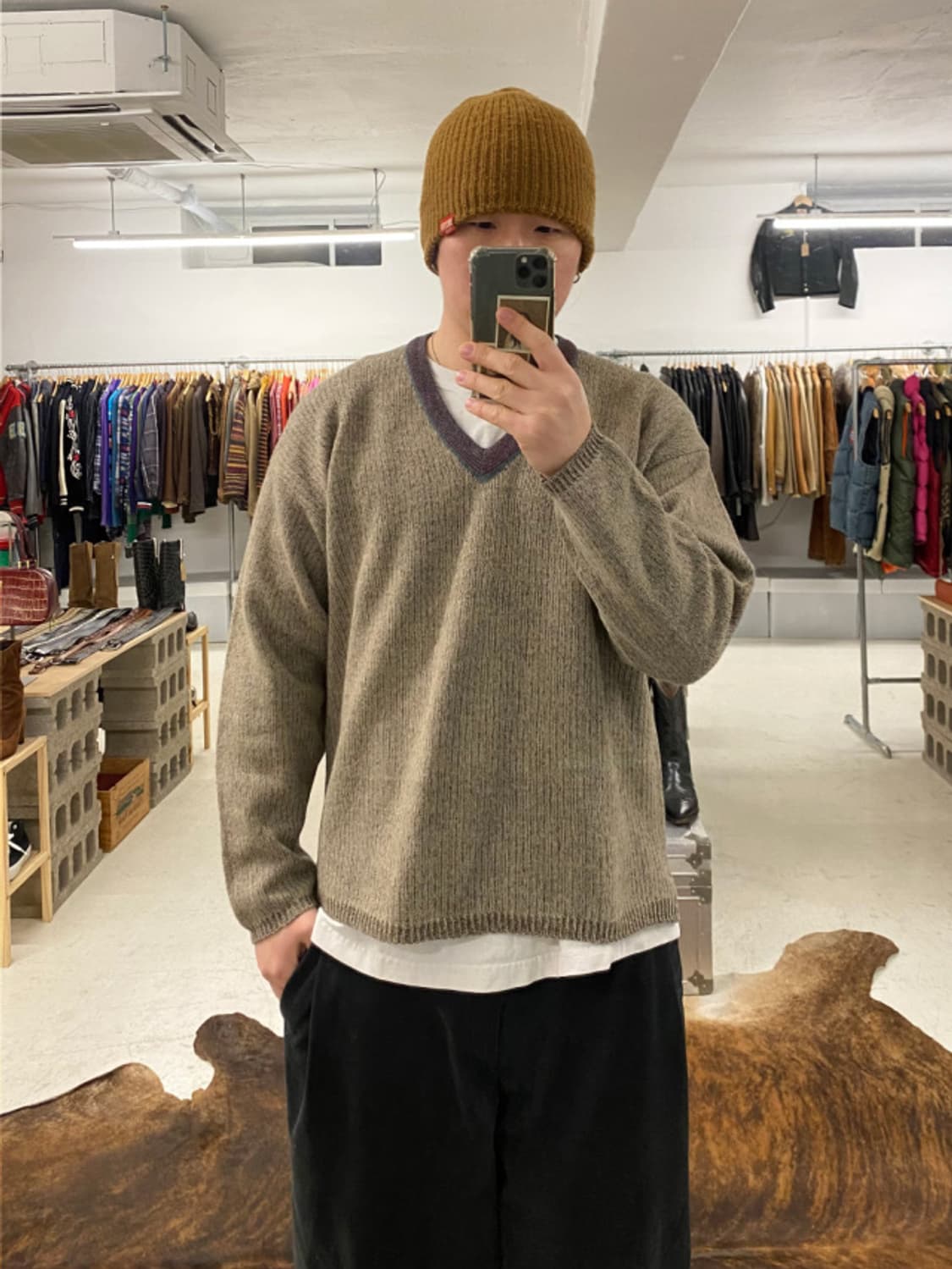 90's J.CREW cricket knit 90년대 제이트루 니트 상품이미지1