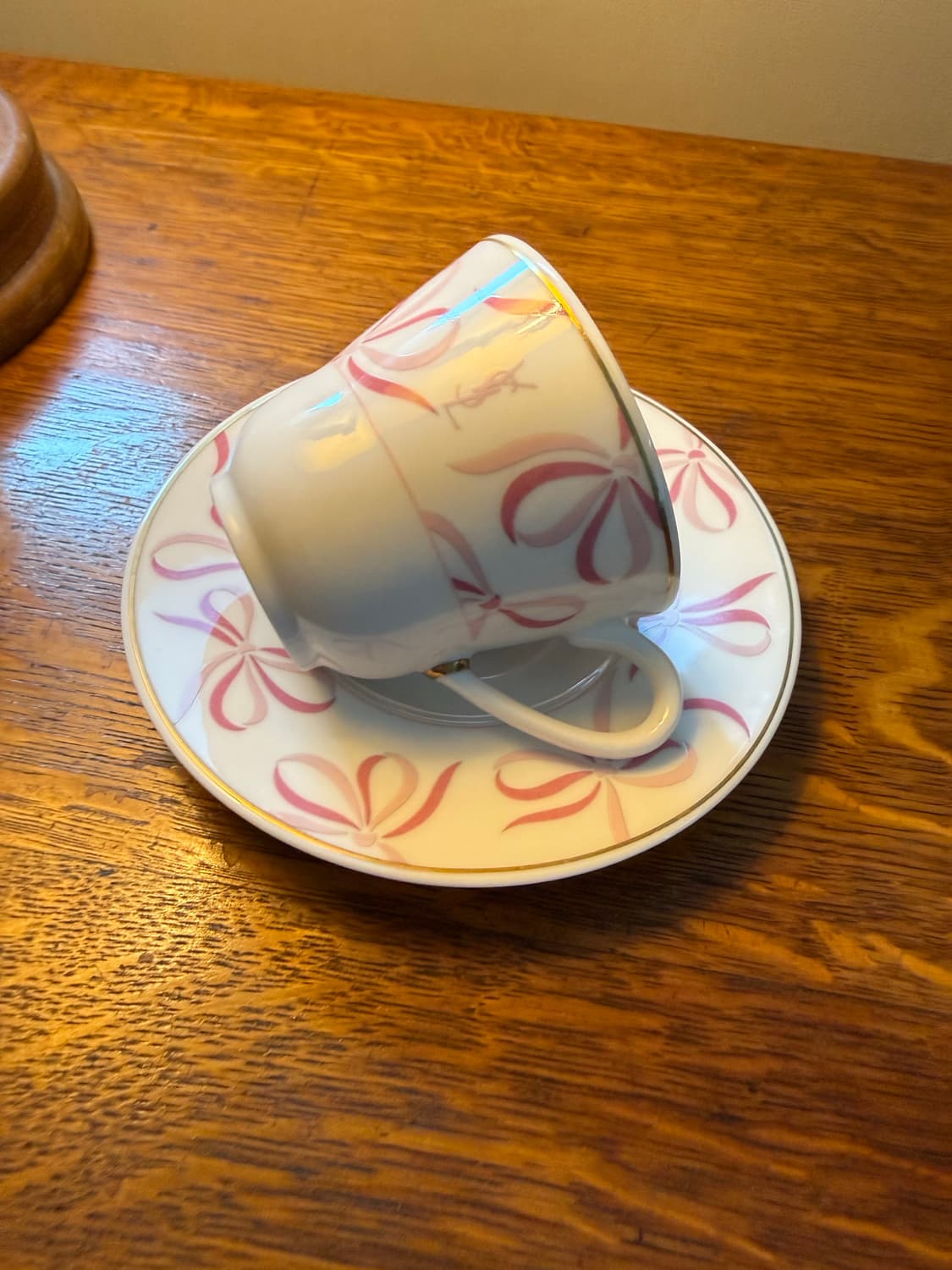 YSL 핑크 리본 찻잔세트 입생로랑 빈티지 (단종) 상품이미지4