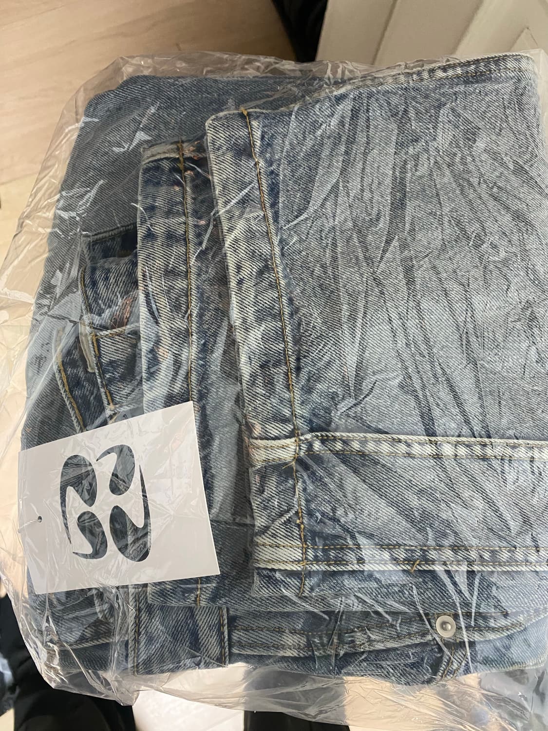 9999아카이브 테크니컬 커브드 진 2사이즈 상품이미지5