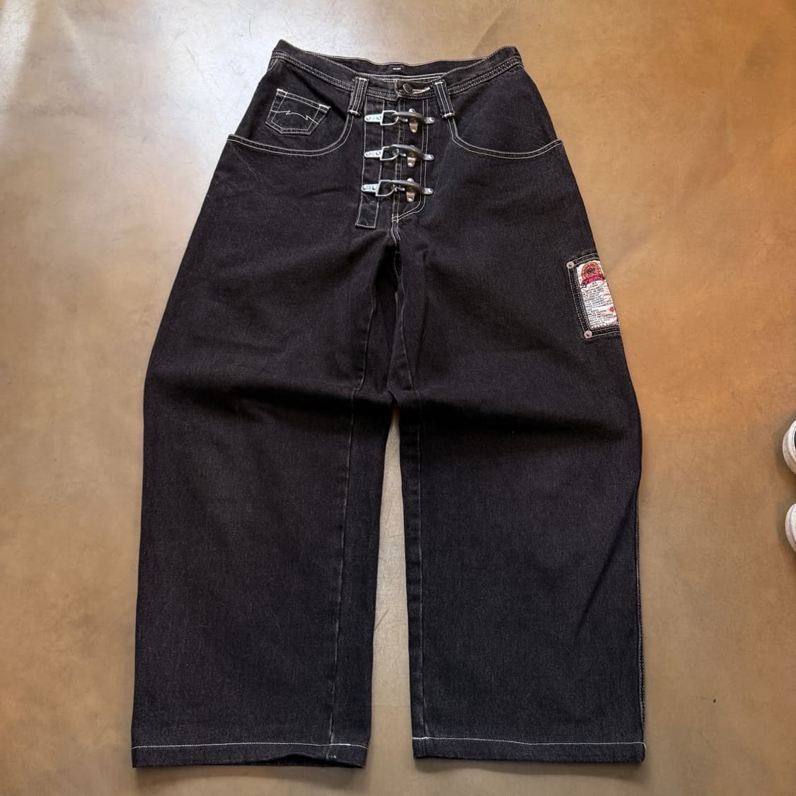 90S 파라수코 파이어후크 데님 팬츠 상품이미지1