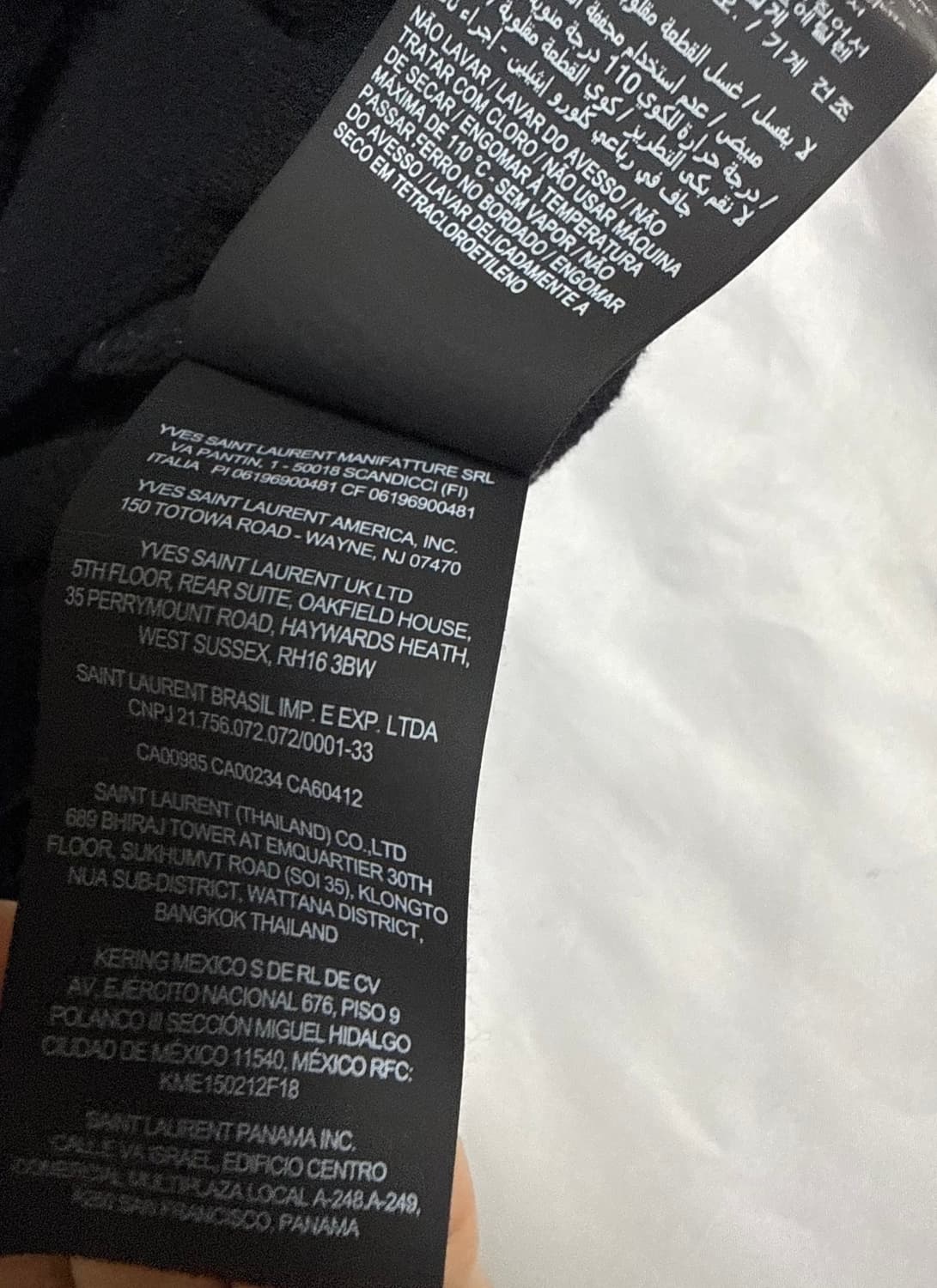 Saint Laurent Paris Logo Hoodie Black XL 상품이미지8