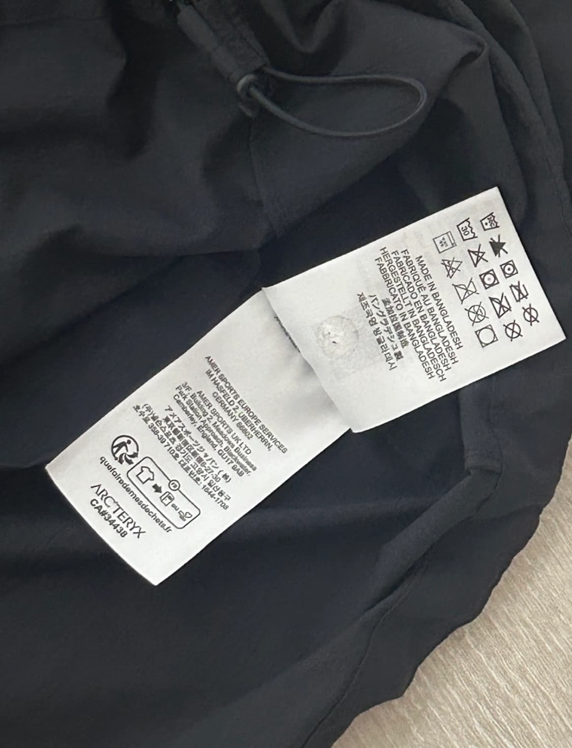 아크테릭스 스쿼미시 자켓 블랙 (논후디) M 상품이미지7