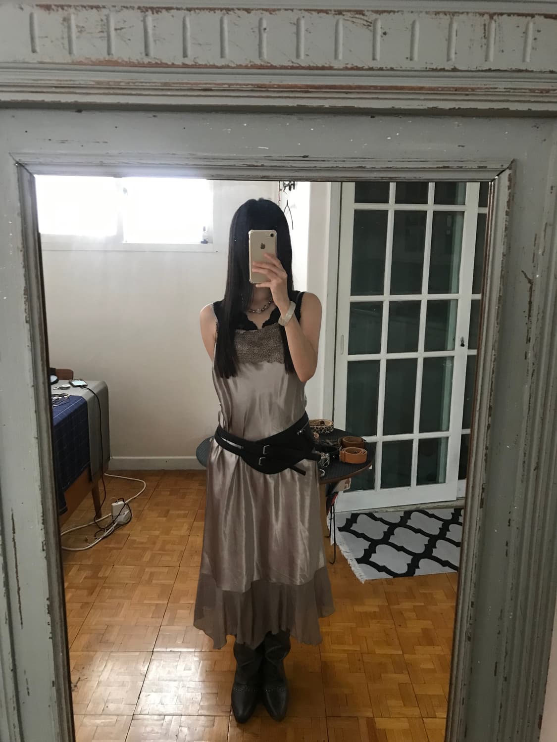 vintage lace frill one-piece  상품이미지5