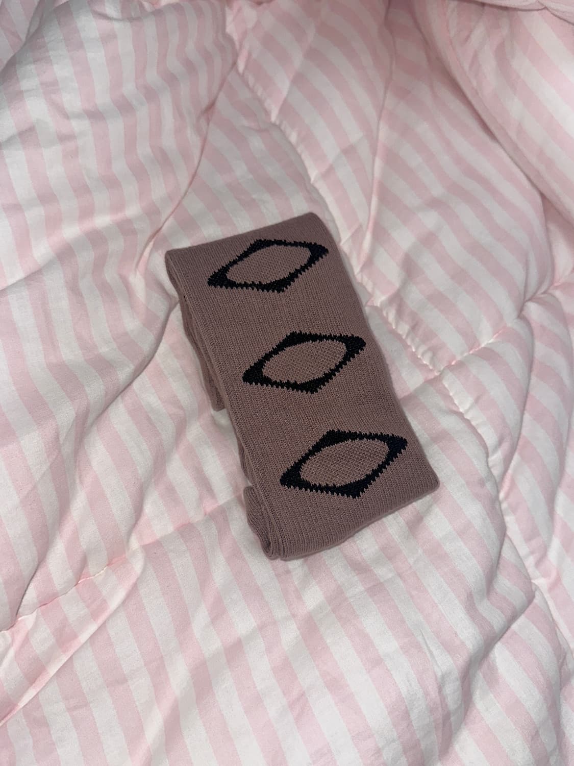 미스치프 로즈 브라운 양말 삭스 니삭스 스타킹 레그워머 상품이미지2