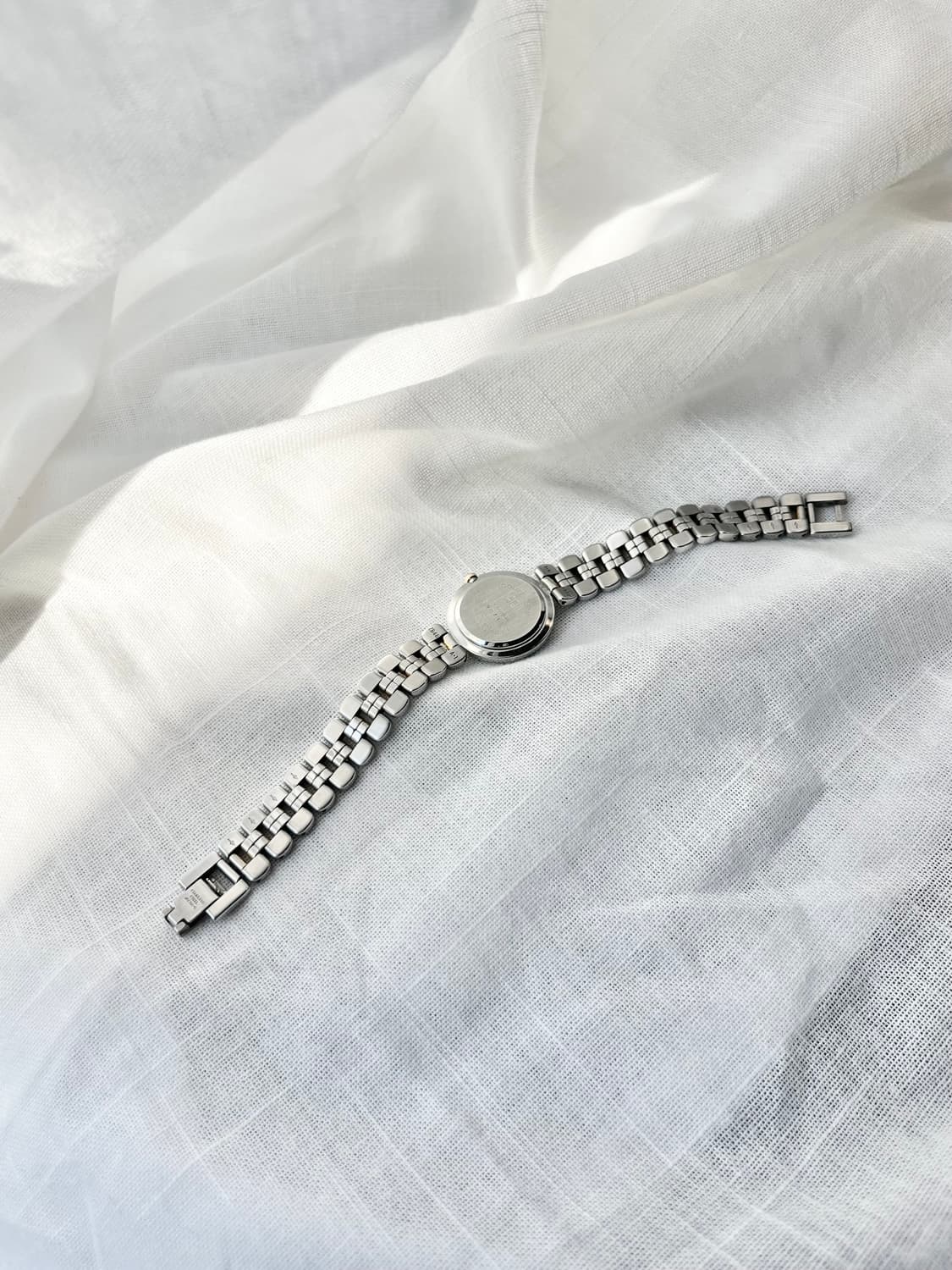 90s 꾸레쥬 로고아워 손목시계 콤비 상품이미지7