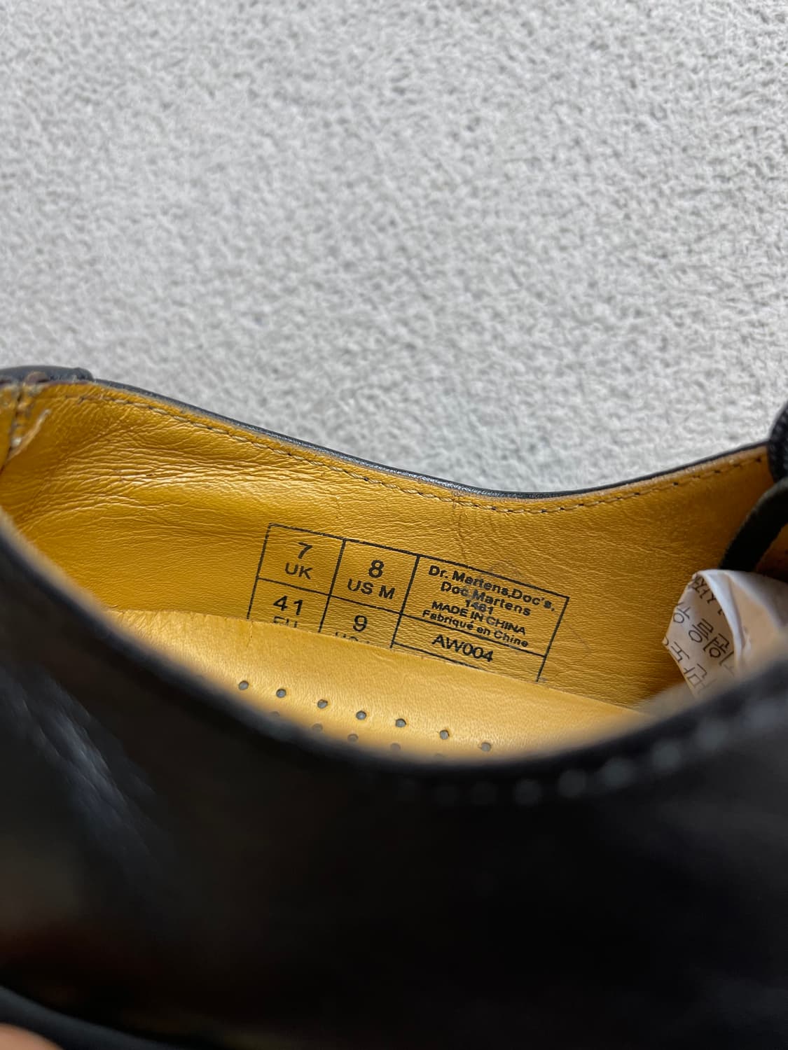 [41] 닥터마틴 1461 3홀 나파 260-265 상품이미지7
