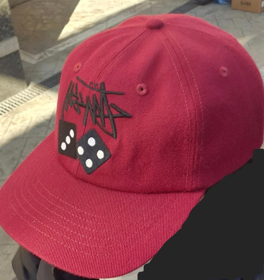 스투시 스냅백 마룬 캡 판매 상품이미지1