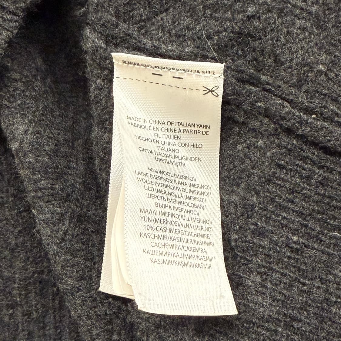 폴로 랄프로렌 딥 그레이 니트 가디건 상품이미지6