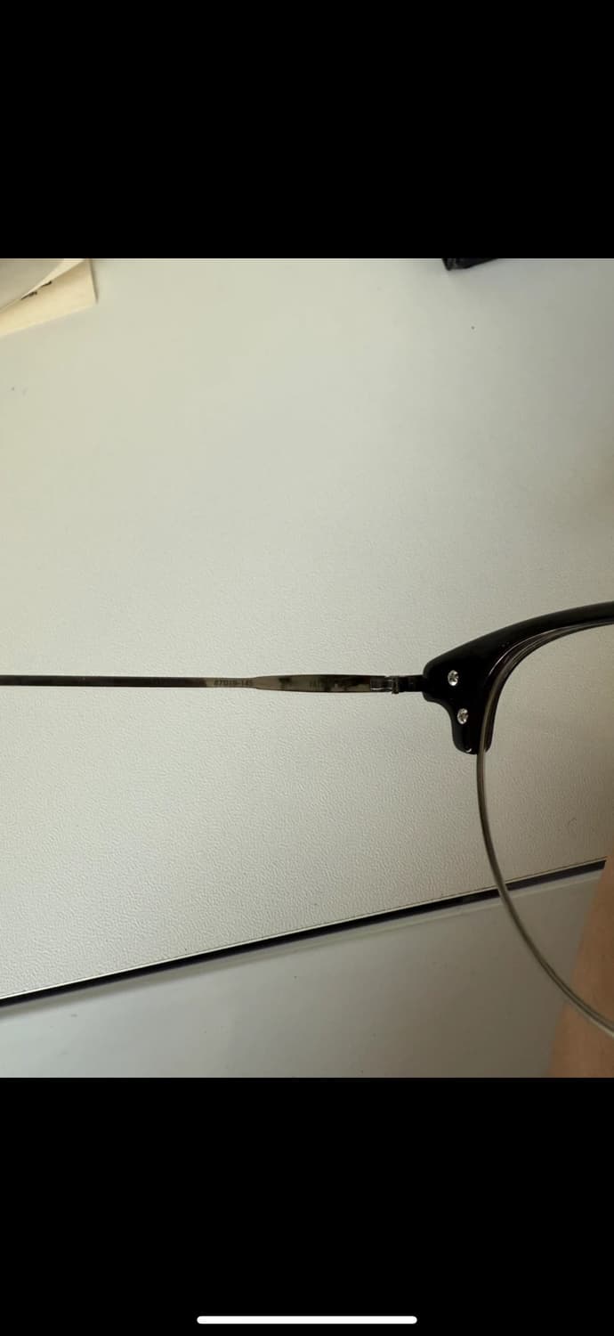 테일러 힛치 하금테 안경 블랙/실버 상품이미지4