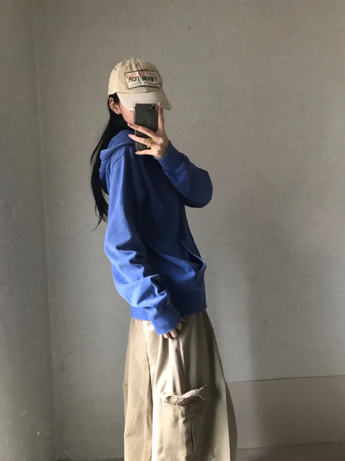 폴로 워시드블루 후드집업 상품이미지4