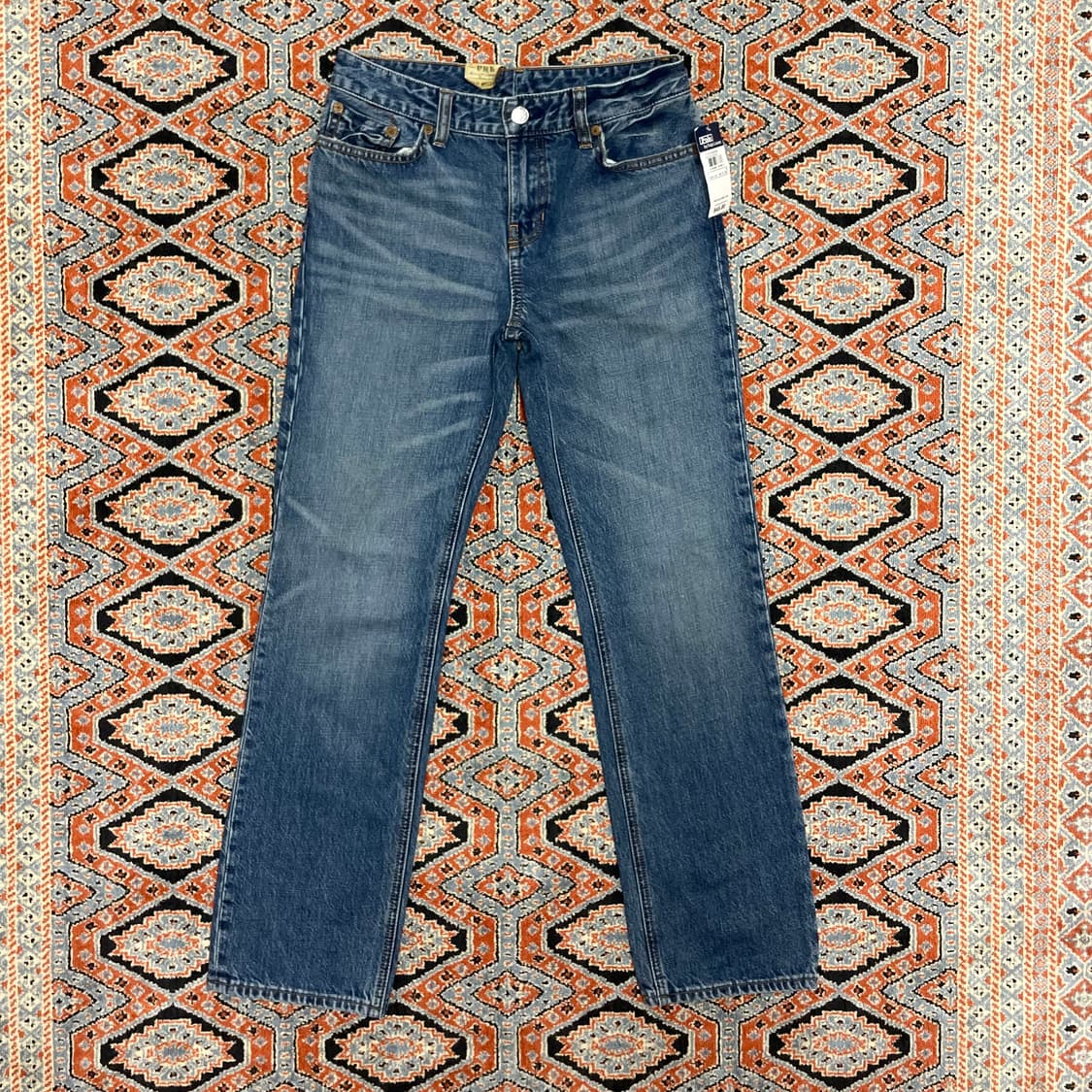 (택있는 새상품) 폴로랄프로렌 중청 데님팬츠 호칭14 여성24 상품이미지1