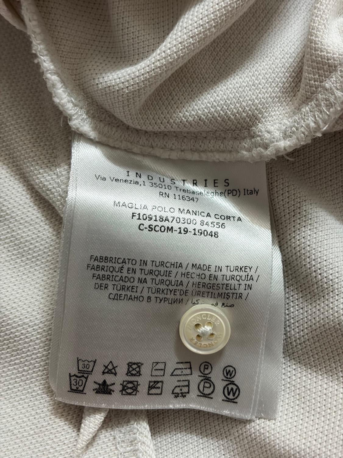 [S] 몽클레어 반팔 카라티 상품이미지4