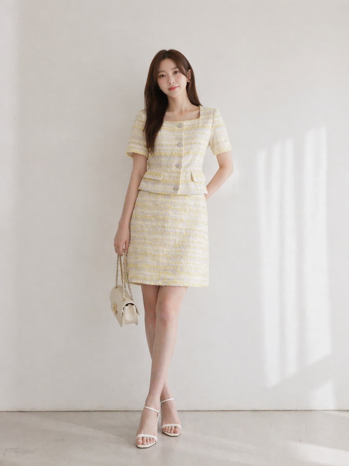 여름 트위드 셋업 상품이미지1