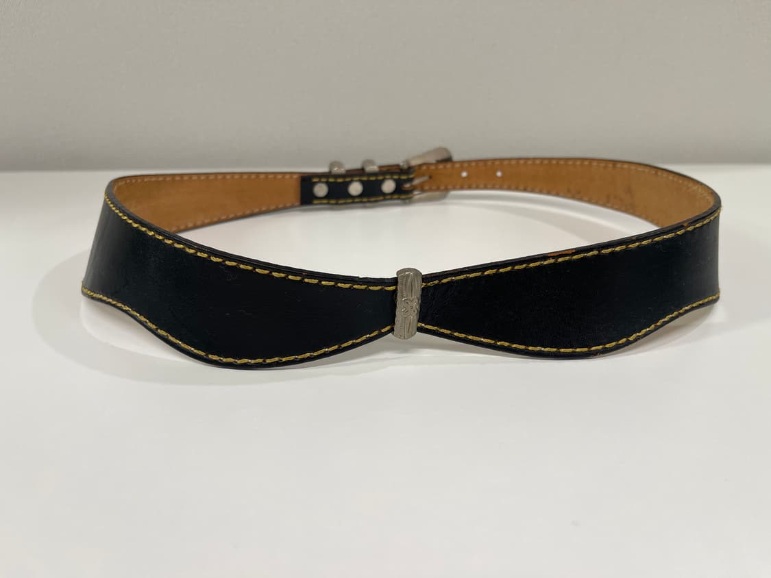 꼼데가르송 90s 웨스턴 레더 벨트 AD1990-1992 상품이미지3