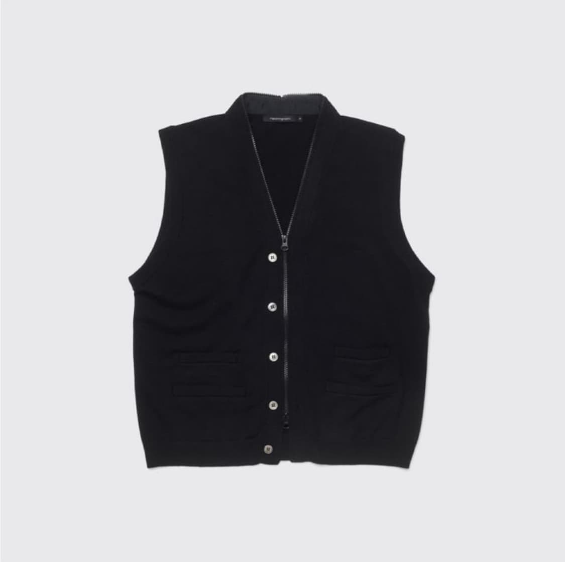 해칭룸 full zip knit vest 4 상품이미지1
