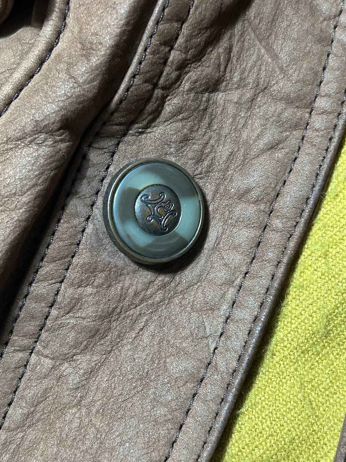 90’s cow leather jacket 상품이미지2