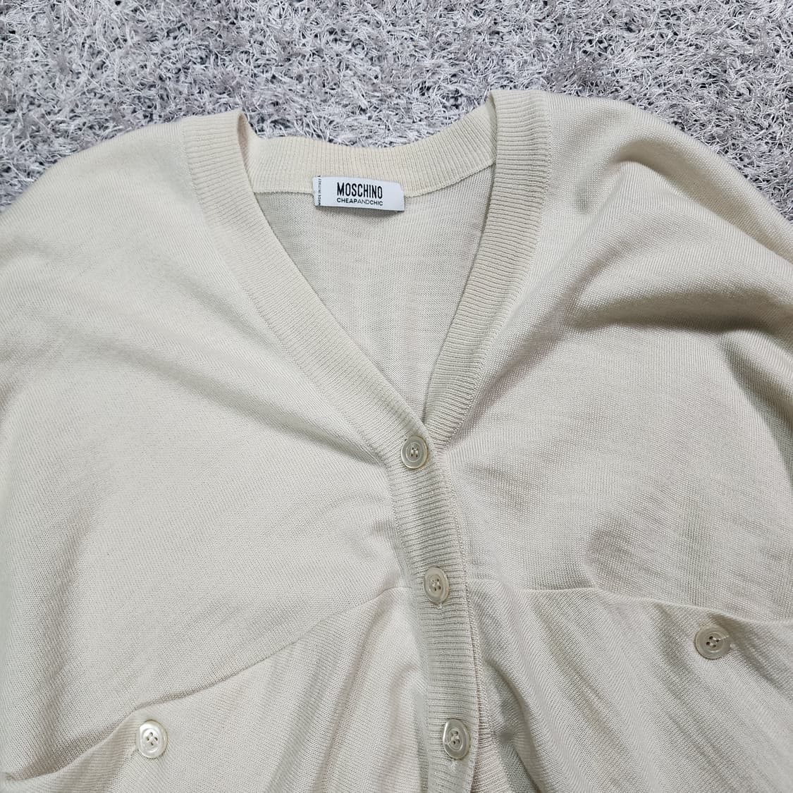 모스키노 니트 가디건 40 상품이미지2