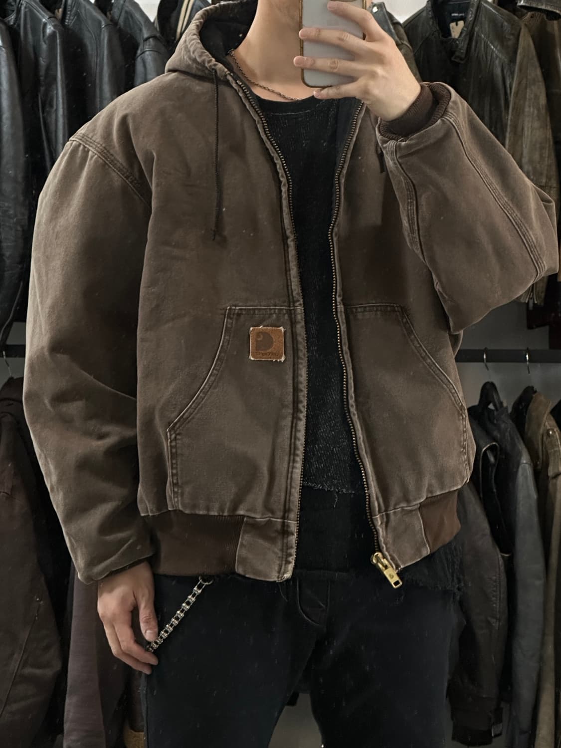 00's OG 칼하트 J68 액티브 자켓 칼하트 CHT 후드 자켓 상품이미지10