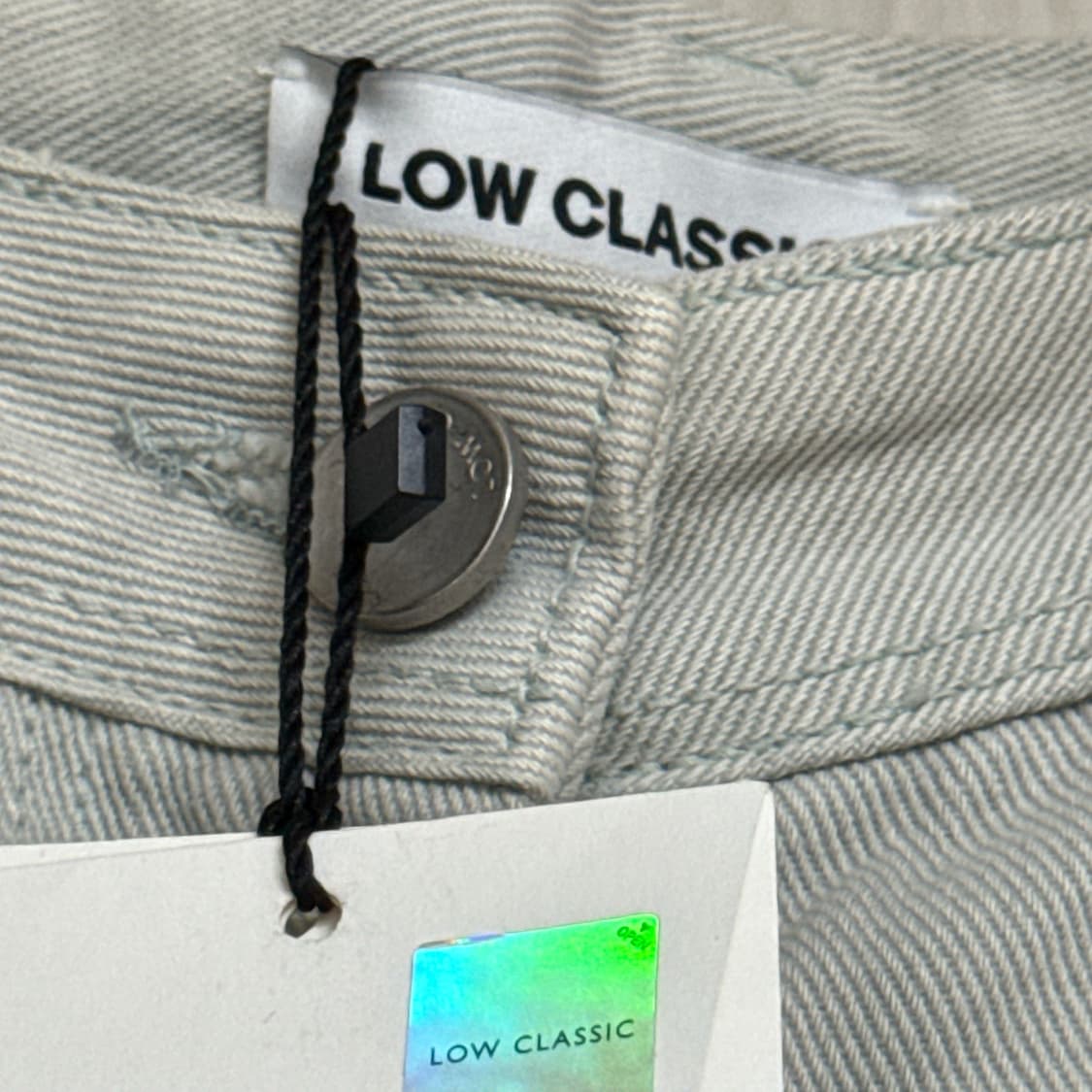 [새상품] straight fit jeans_light mint 상품이미지4