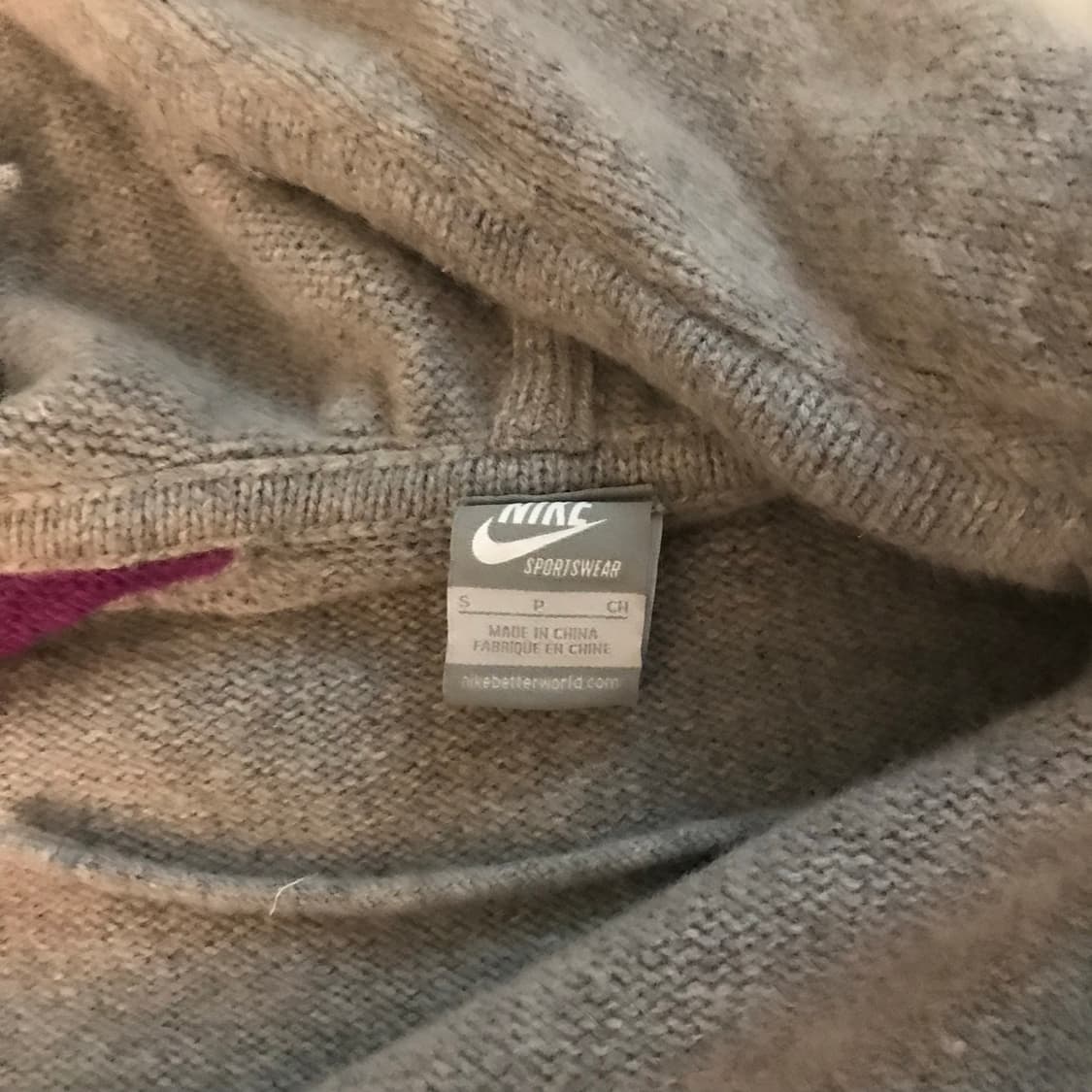 NIKE 나이키 갸루 울 니트 후드집업 상품이미지5