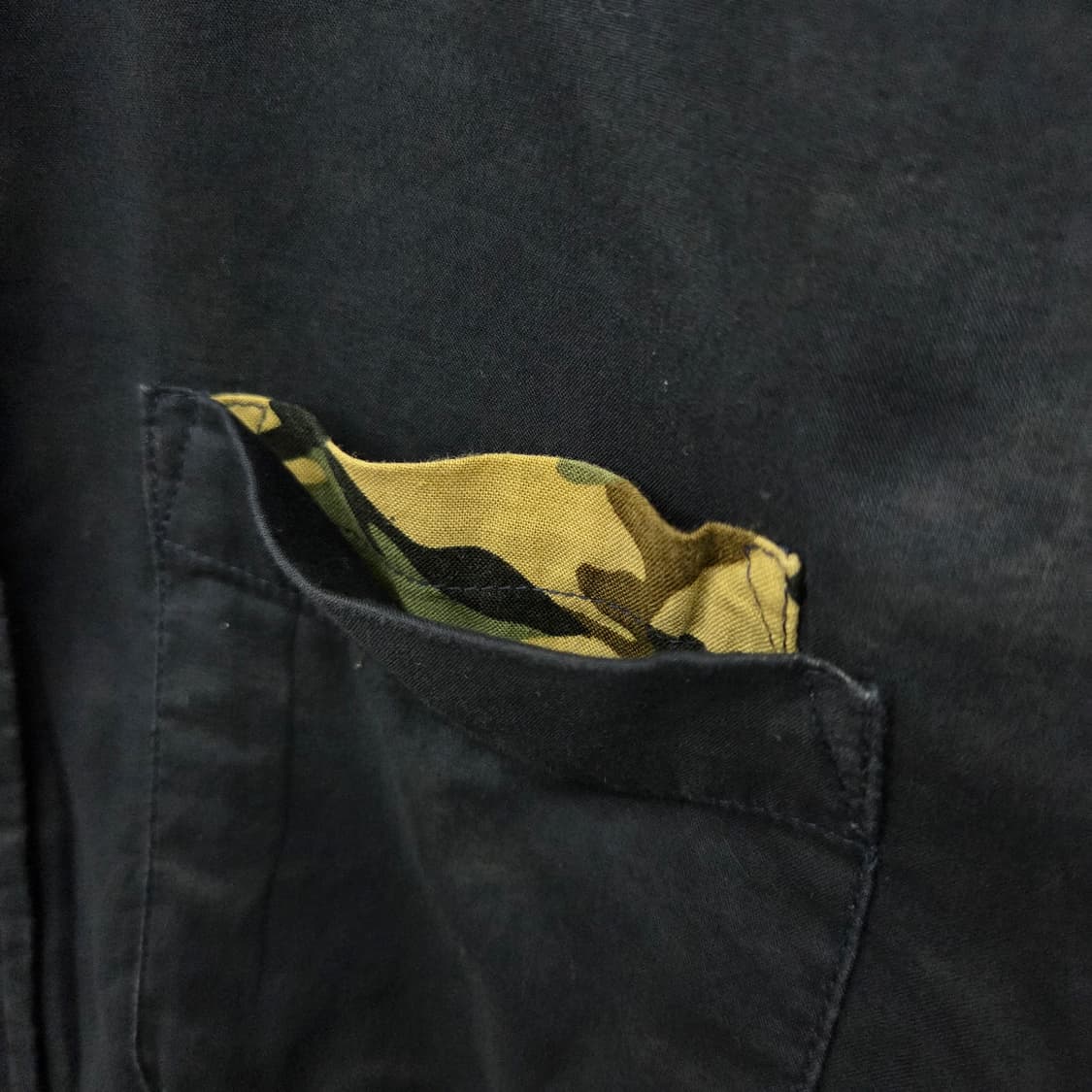 빔즈 네이비 카모플라쥬 셔츠 남방 남s 상품이미지3