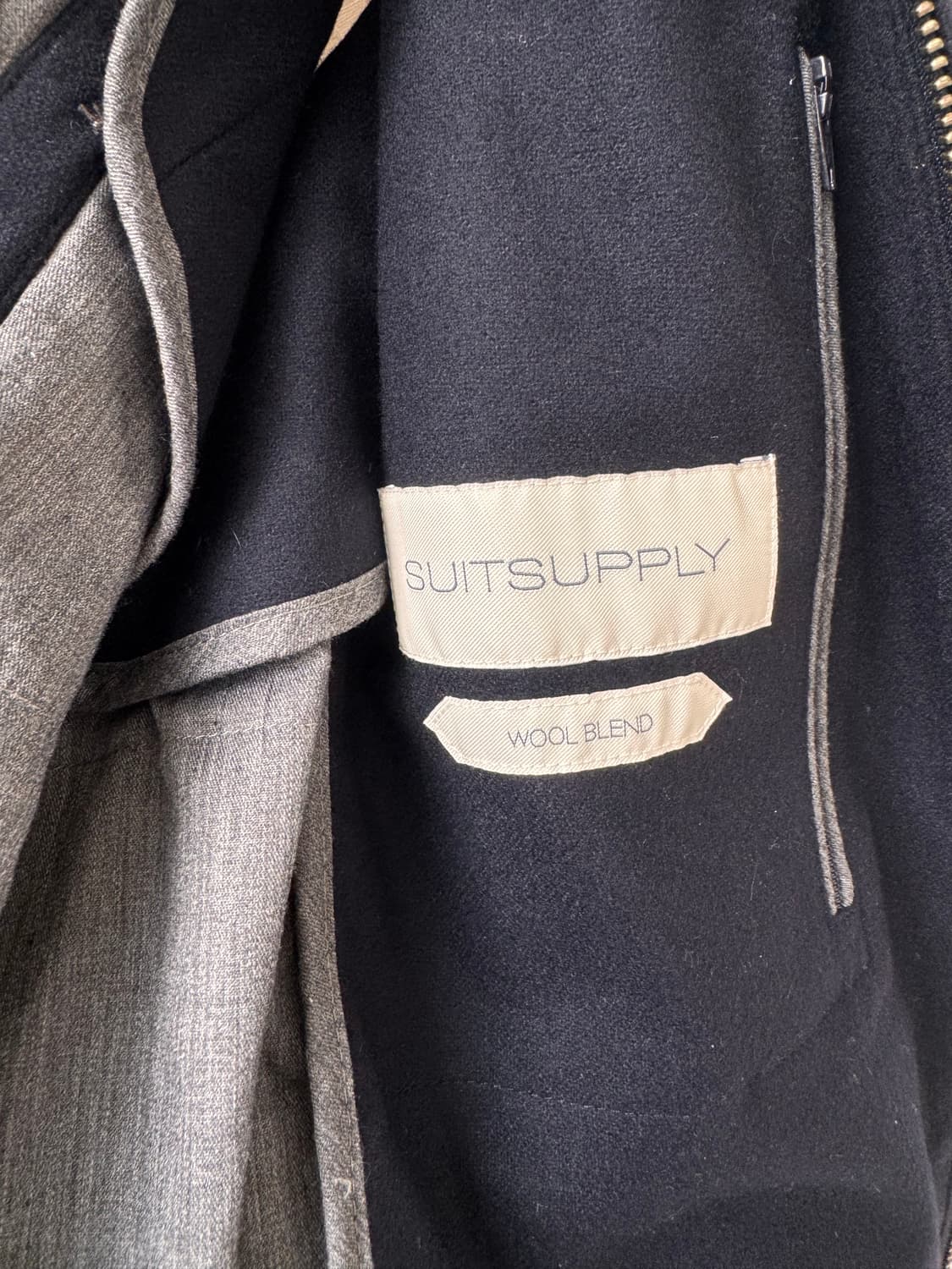수트서플라이 / 울/캐시미어 혼방 다운 집업 베스트 / M 상품이미지3