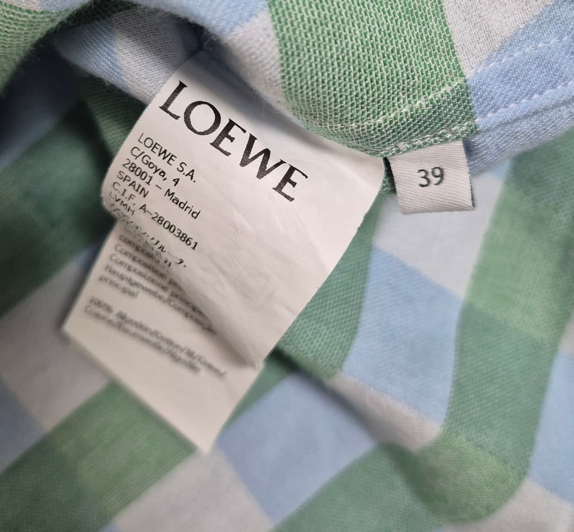 LOEWE 로에베 체크 셔츠 상품이미지3