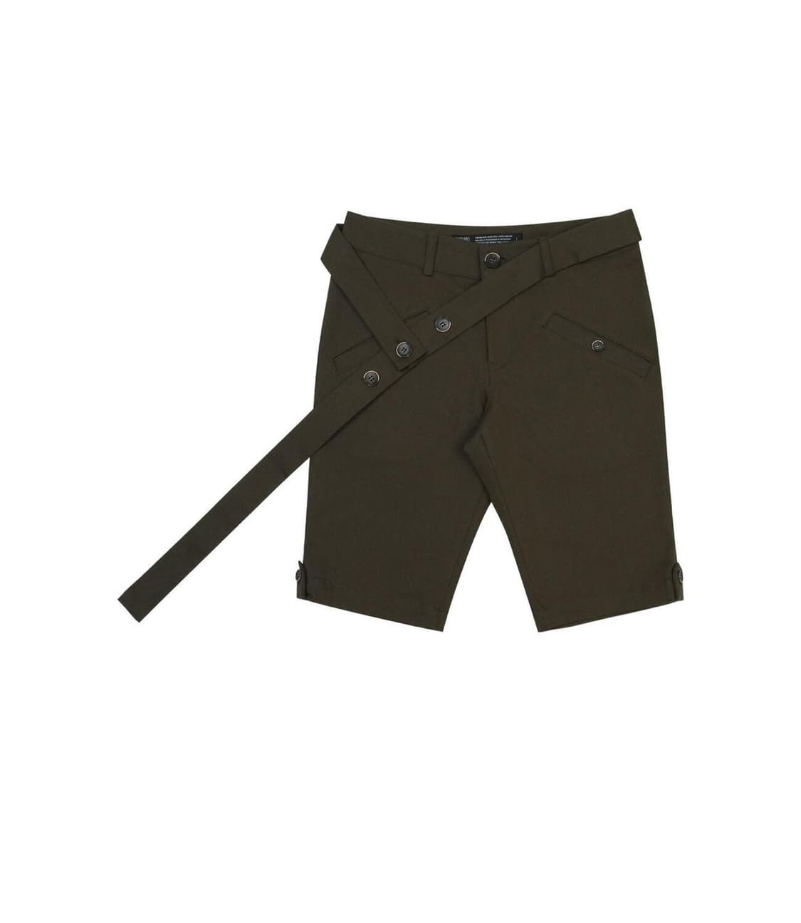 보헤미안서울 BELTED RIDING HALF PANTS OLIVE S 상품이미지3
