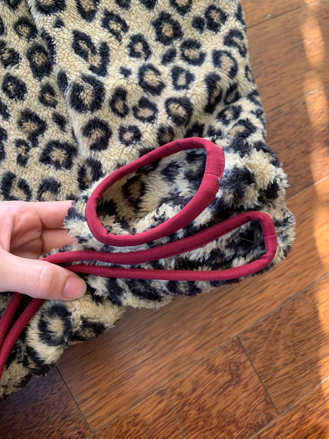 캐피탈 레오파드 후리스 4사이즈 하프집업 플리스 상품이미지5