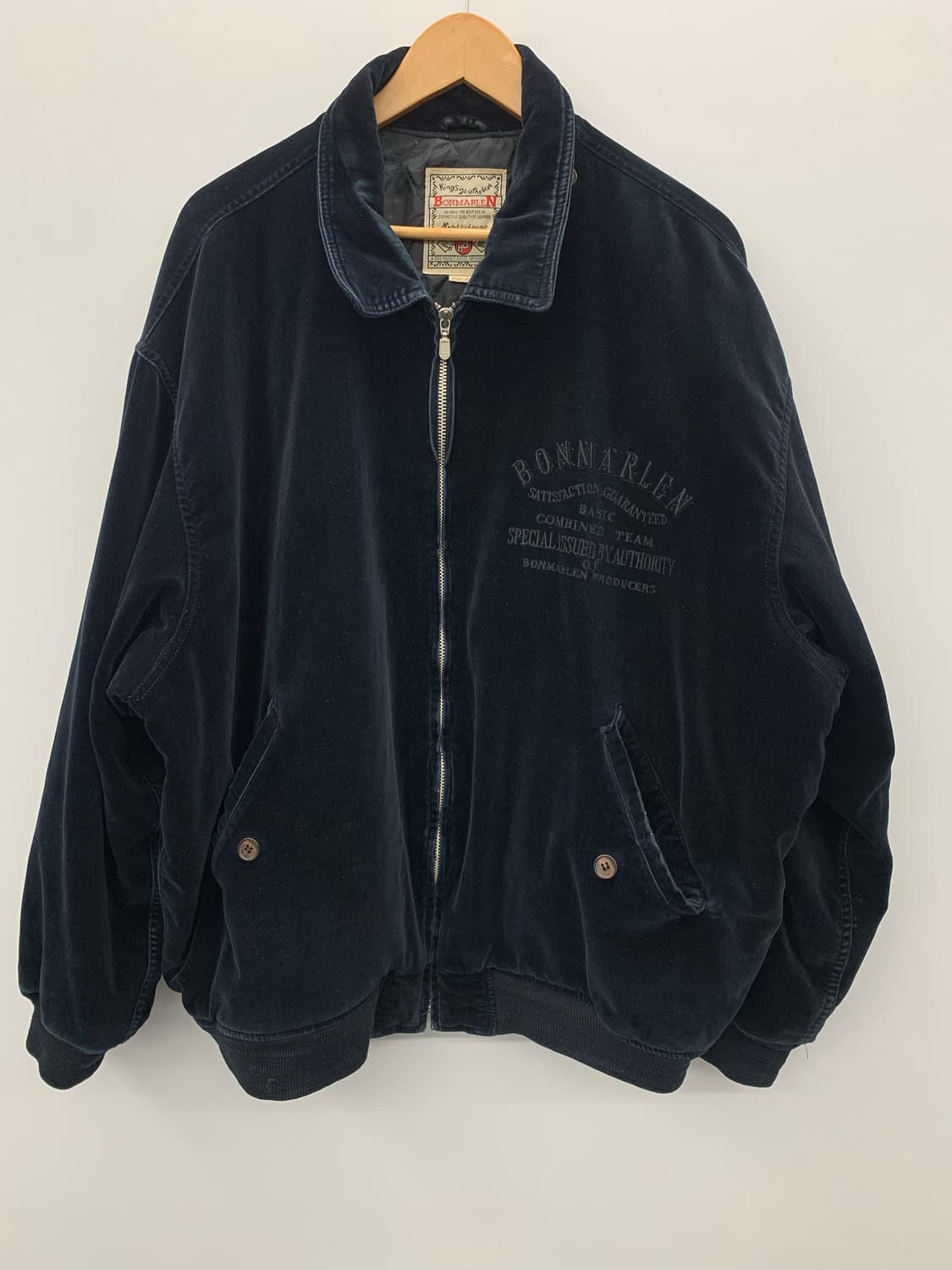 Bonmarlen 스웨이드 봄버 상품이미지6