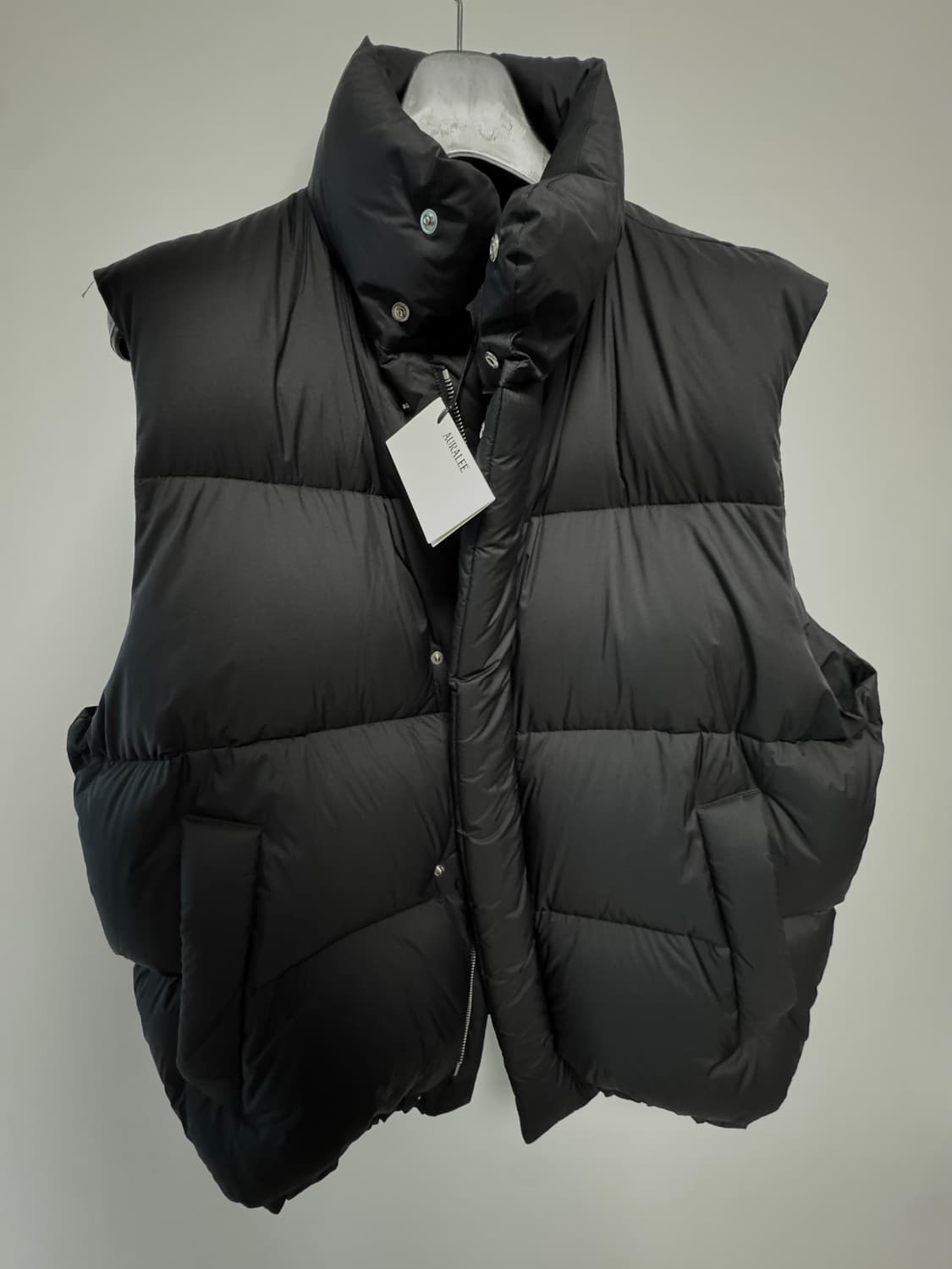 오라리 패딩 쪼끼 4 블랙 상품이미지1