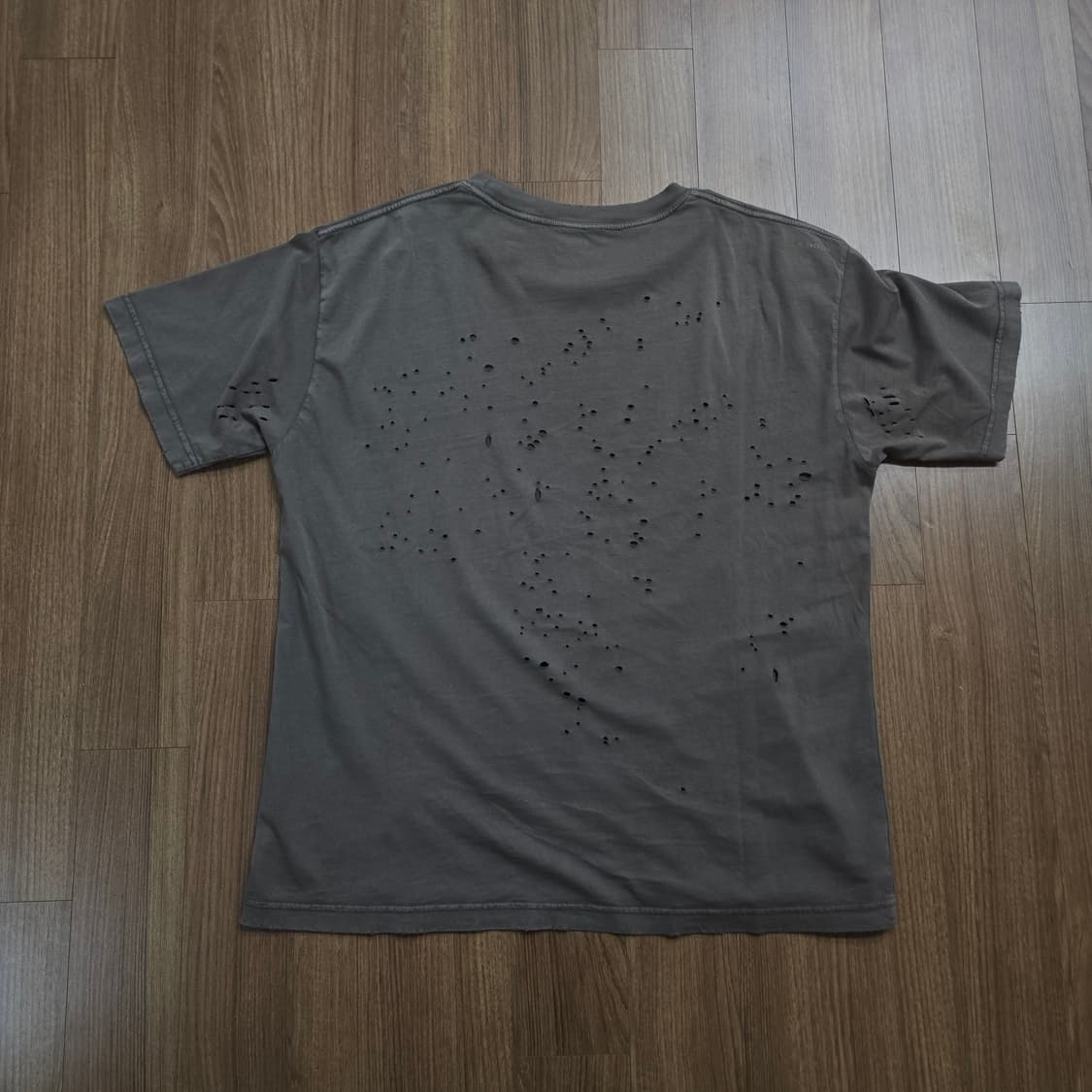 (L) 새티스파이 모스테크 반팔 티셔츠 브라운 상품이미지3