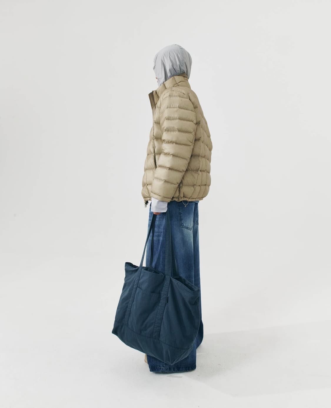 999휴머니티 Av Big Tote Bag - Navy 상품이미지4