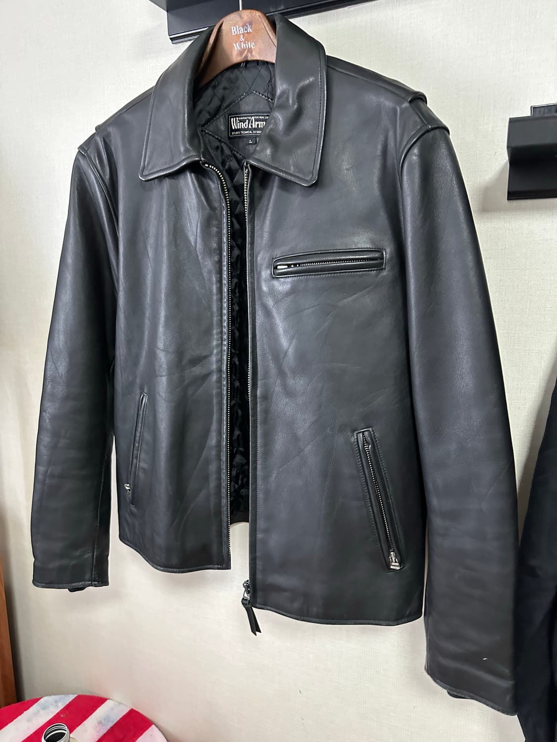 WIND ARMOR LEATHER JACKET L(95-100) 상품이미지2