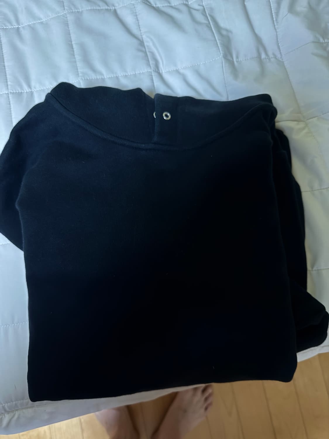 인템포무드 헤비 코튼 후드티 블랙XL 상품이미지1