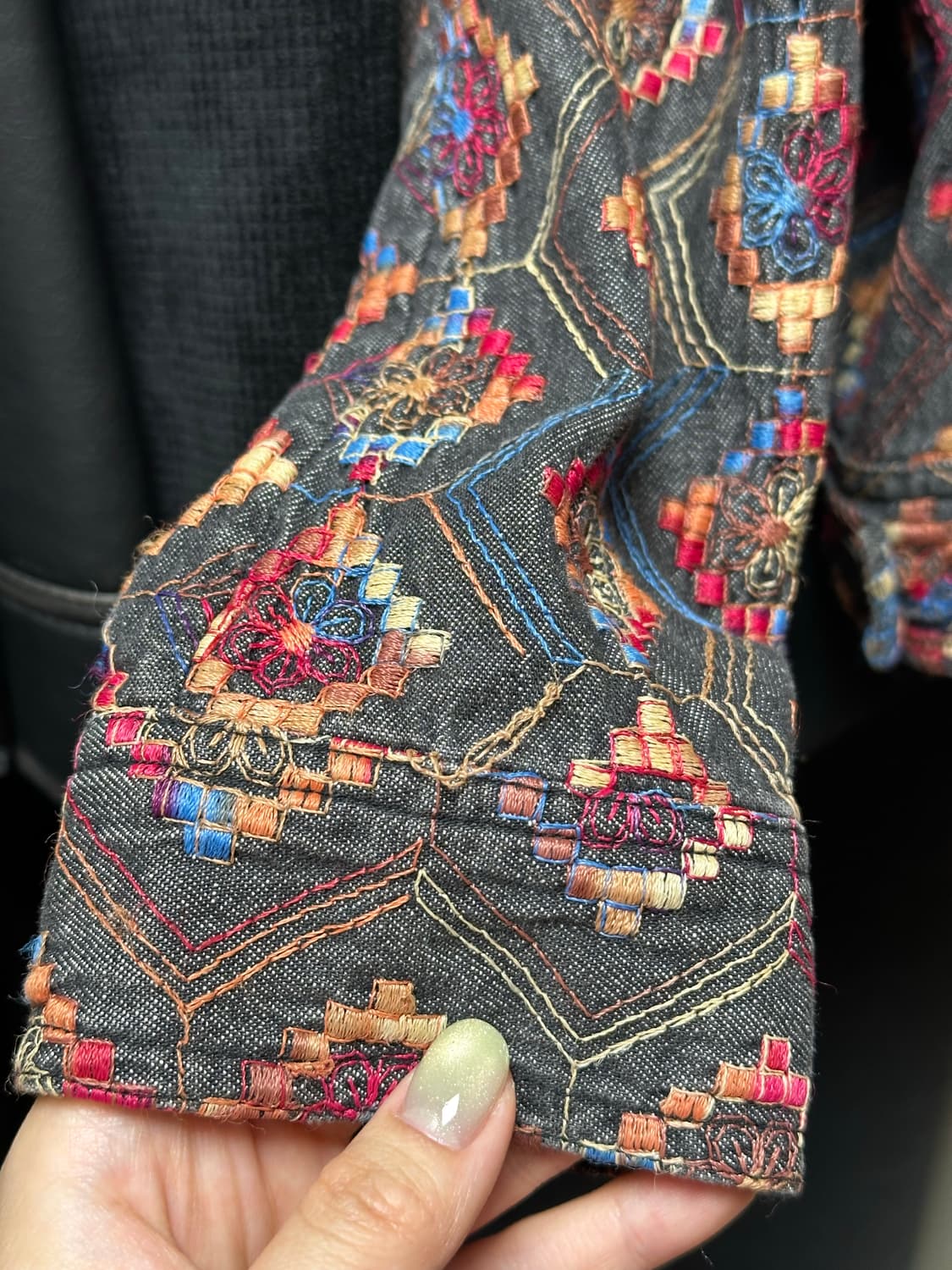 빈티지 자수 자켓 상품이미지3