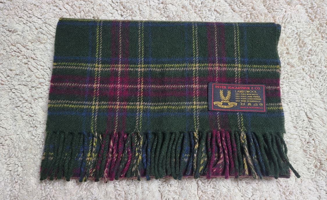 스코틀랜드 램스 울 머플러 상품이미지2
