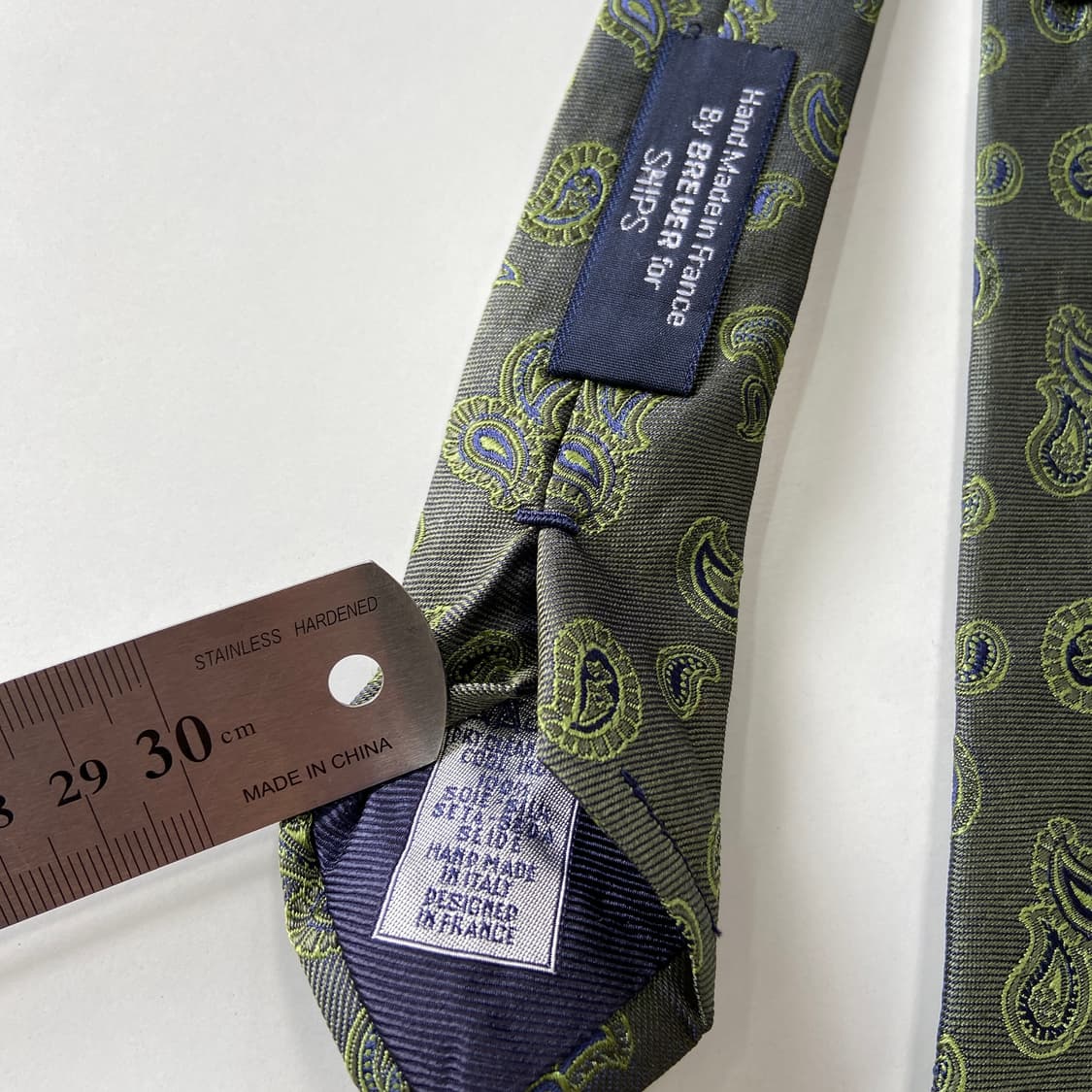 BREUER 브뢰어 페이즐리 명품 정품 넥타이8.1cm 상품이미지6