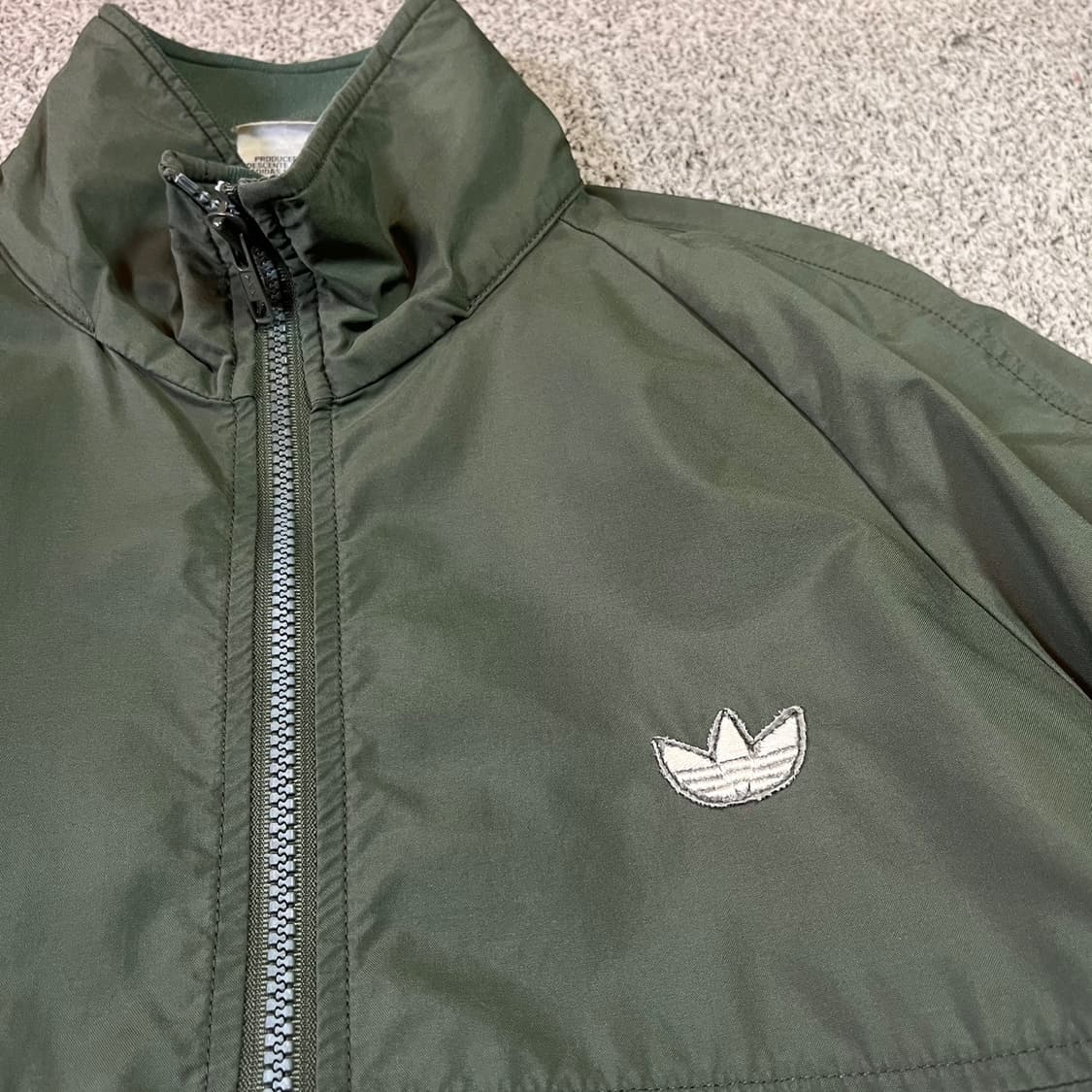 아디다스 80s 서독제 하이넥 윈드 블루종 자켓 상품이미지2