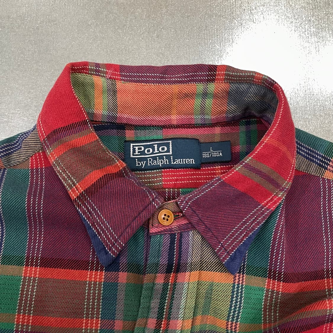 (L) POLO 폴로 랄프로렌 체크 셔츠 상품이미지6